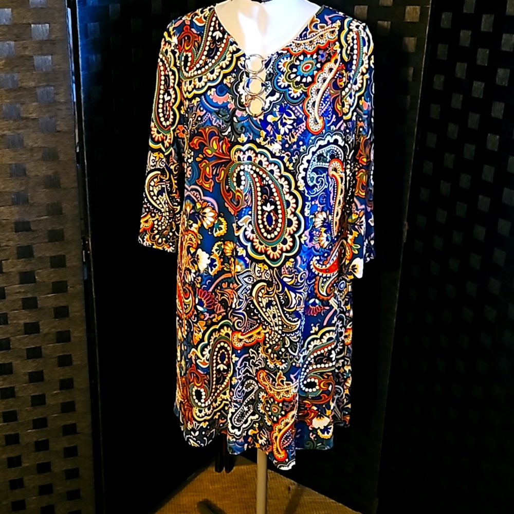 MSK Paisley Dress